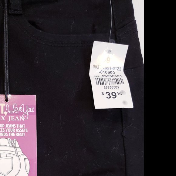 BRAND NEW Corset Back 4-Tier High-Rise Push-Up black Skinny jeans - Picture 5 of 6